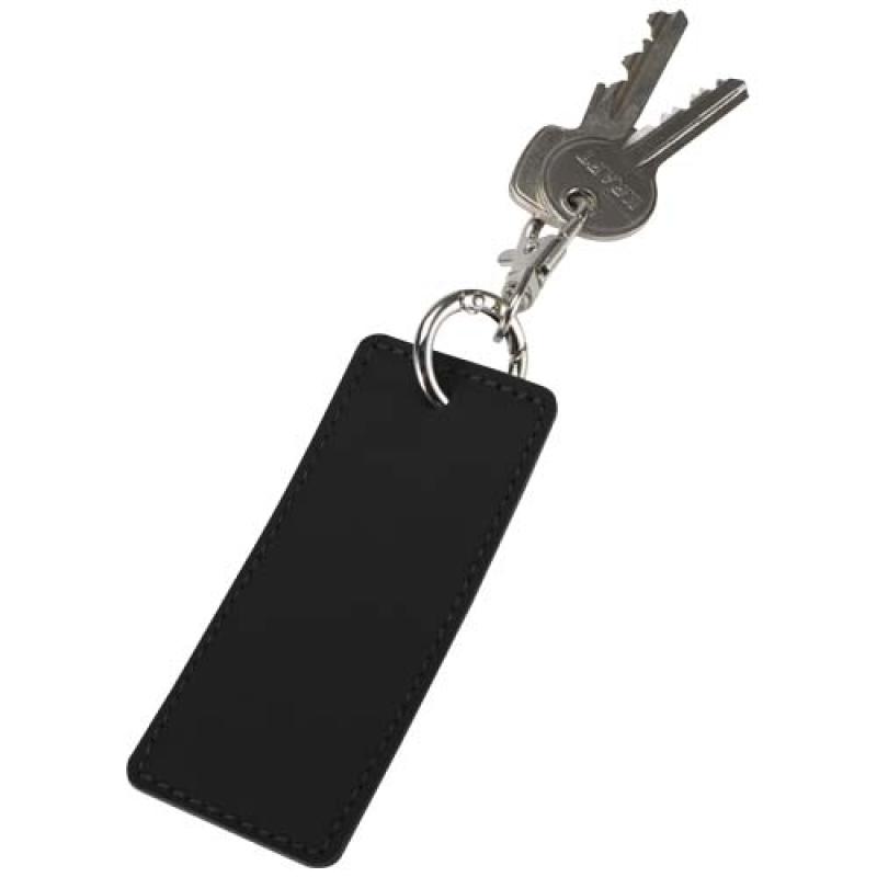 Llavero rectángulo reciclado con certificado GRS "Resi Plus"