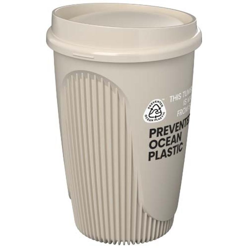 Vaso de 350 ml con tapa "Alto POP"