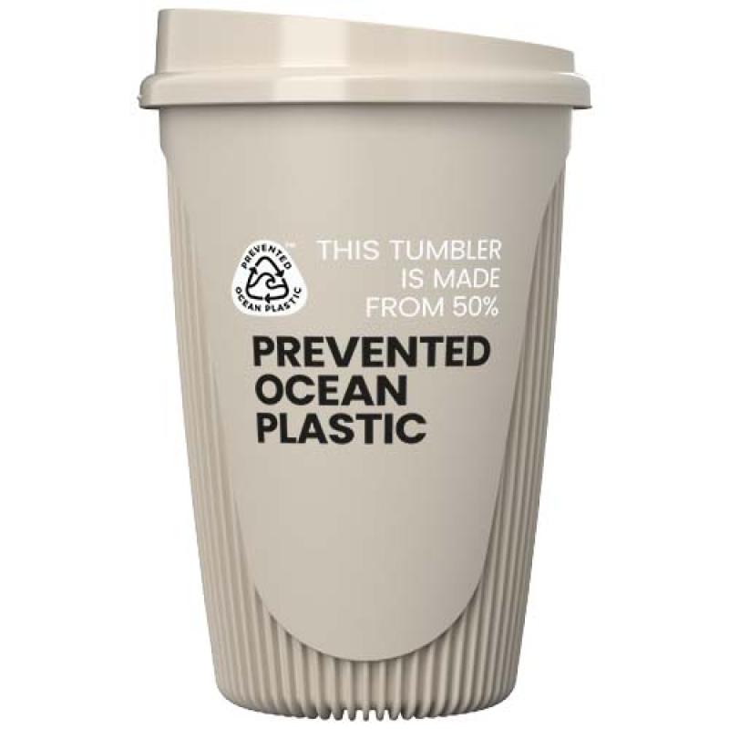 Vaso de 350 ml con tapa "Alto POP"