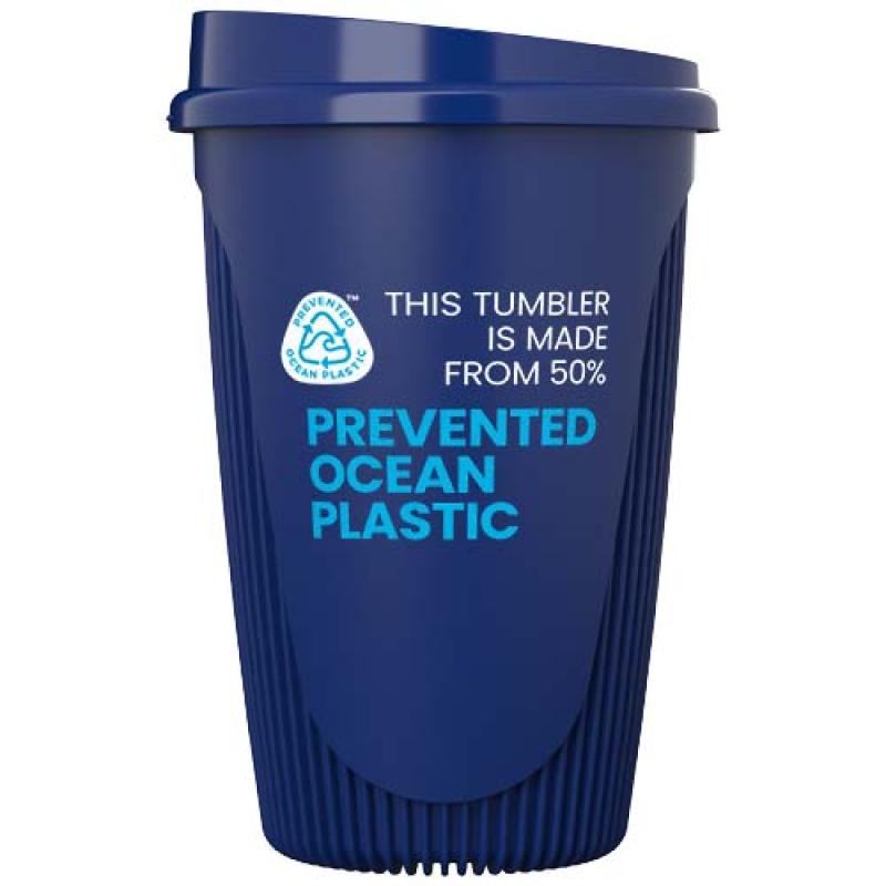 Vaso de 350 ml con tapa "Alto POP"