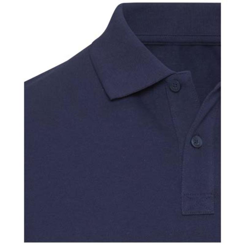 Polo de material reciclado orgánico de 220 g/m² con certificado OCS de manga corta unisex "Beryl"