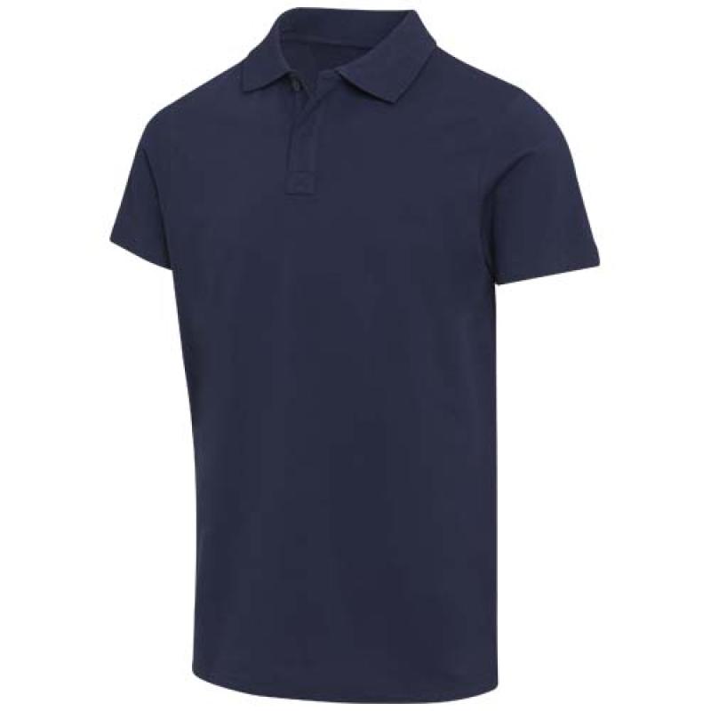 Polo orgánico de 180 g/m² con certificado OCS de manga corta unisex "Graphite"