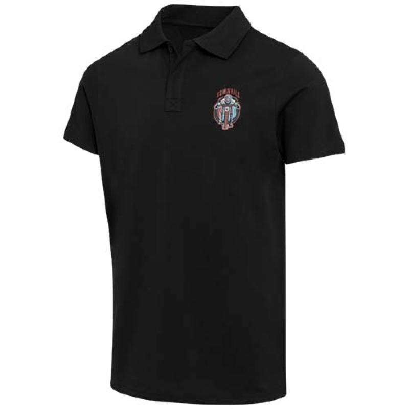 Polo orgánico de 180 g/m² con certificado OCS de manga corta unisex "Graphite"