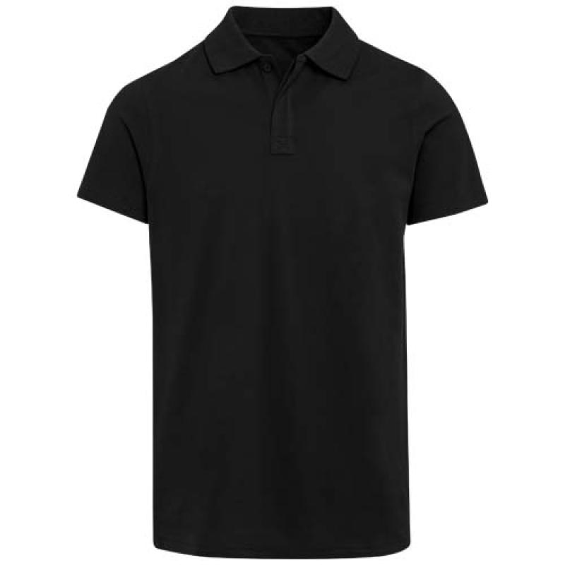 Polo orgánico de 180 g/m² con certificado OCS de manga corta unisex "Graphite"