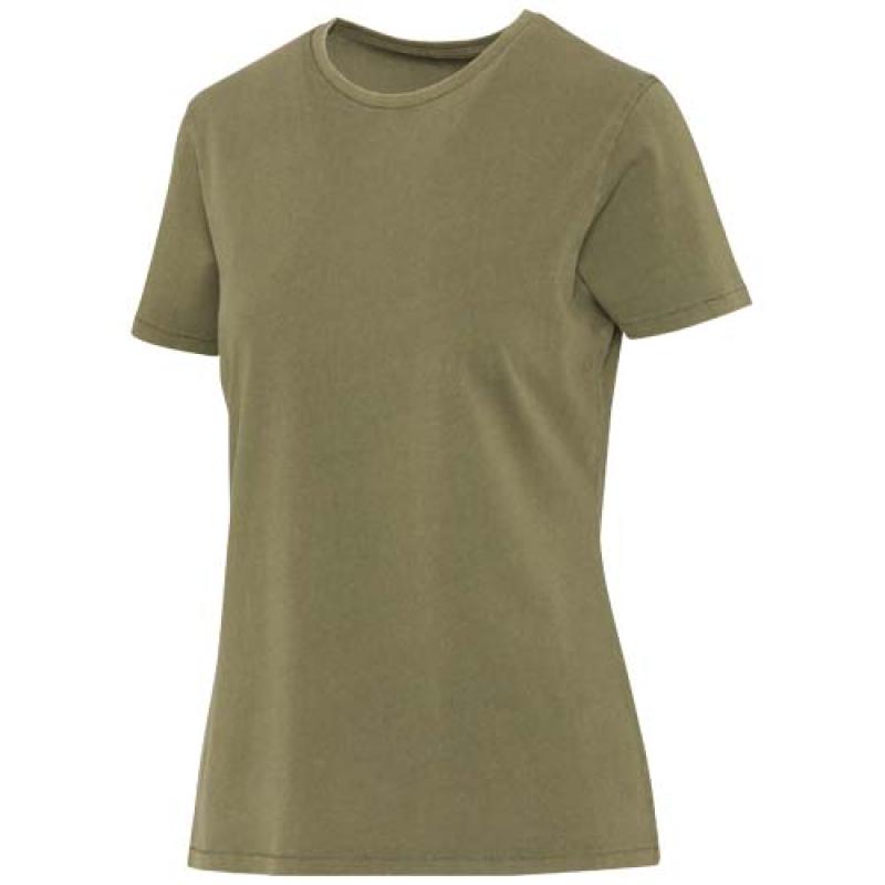 Camiseta lavada de manga corta de 160 g/m2 para mujer "Nanaimo"