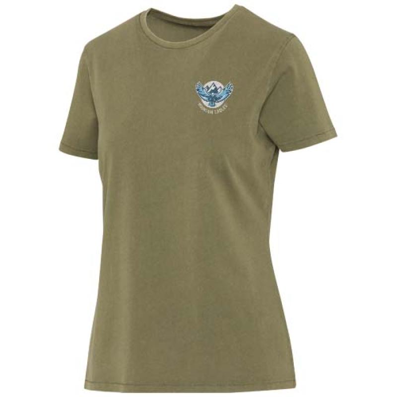 Camiseta lavada de manga corta de 160 g/m2 para mujer "Nanaimo"
