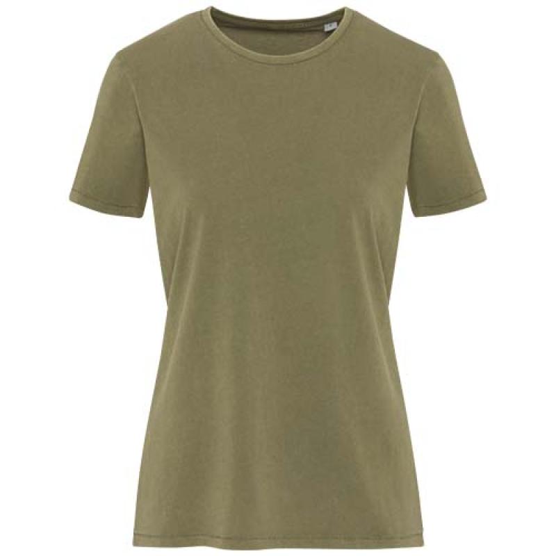 Camiseta lavada de manga corta de 160 g/m2 para mujer "Nanaimo"