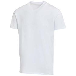 Camiseta orgánica unisex de 200 g/m² con certificado OCS de manga corta y cuello de pico "Balfour"