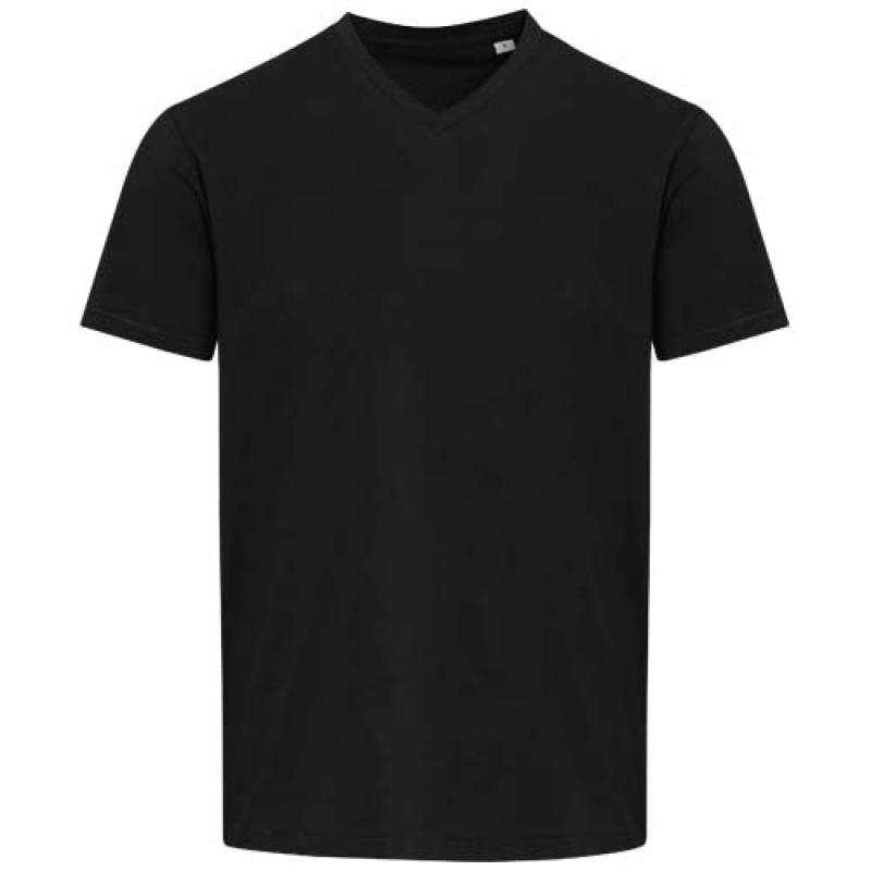 Camiseta orgánica unisex de 200 g/m² con certificado OCS de manga corta y cuello de pico "Balfour"