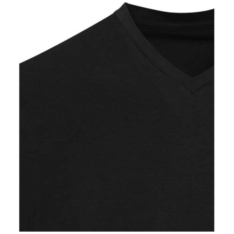 Camiseta orgánica unisex de 200 g/m² con certificado OCS de manga corta y cuello de pico "Balfour"