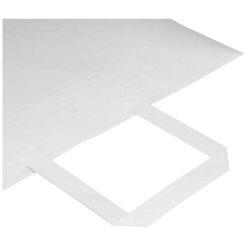 Bolsa de papel de 80-90 g/m2 con asas planas - 32 x 17 x 39 cm "Kraft"