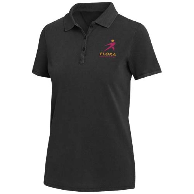 Polo de 200 g/m2 lavado para mujer "Calgary"