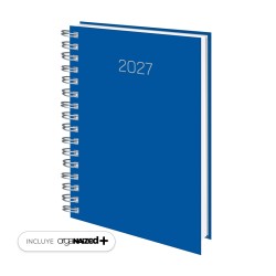 D08-Dietario Base Wire'o 58-Premium 226-Azul