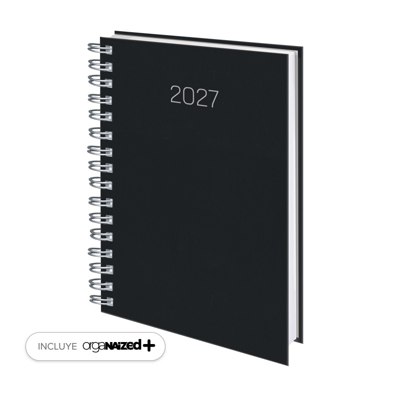 D08-Dietario Base Wire'o 58-Premium C01-Negro