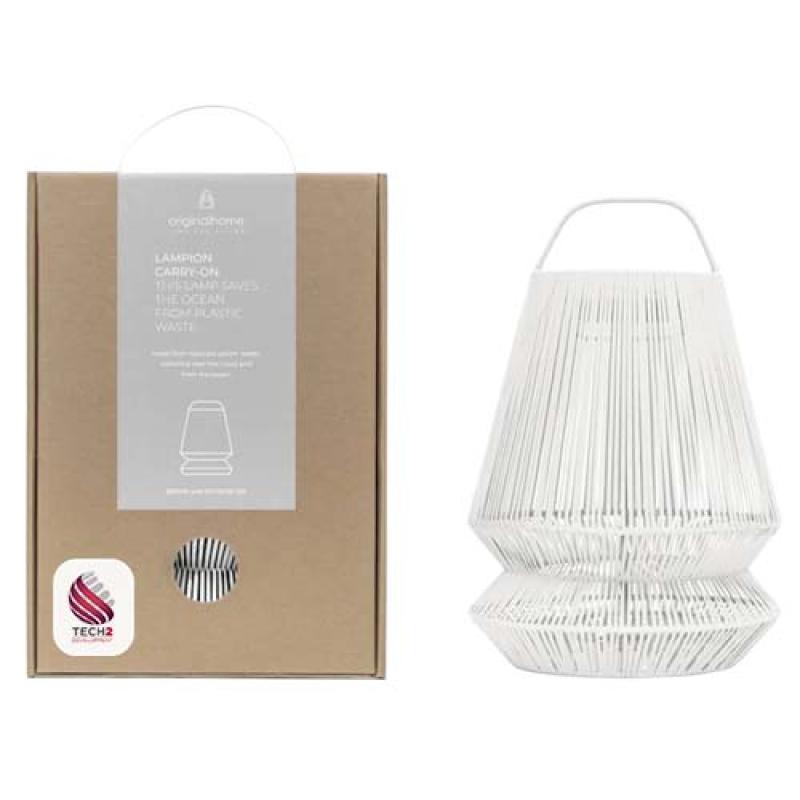 Pantalla de lámpara portátil reciclada "Originalhome" "Lampion"