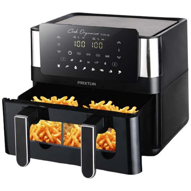 Freidora de aire dual de 8 l "Prixton Cook Organics"