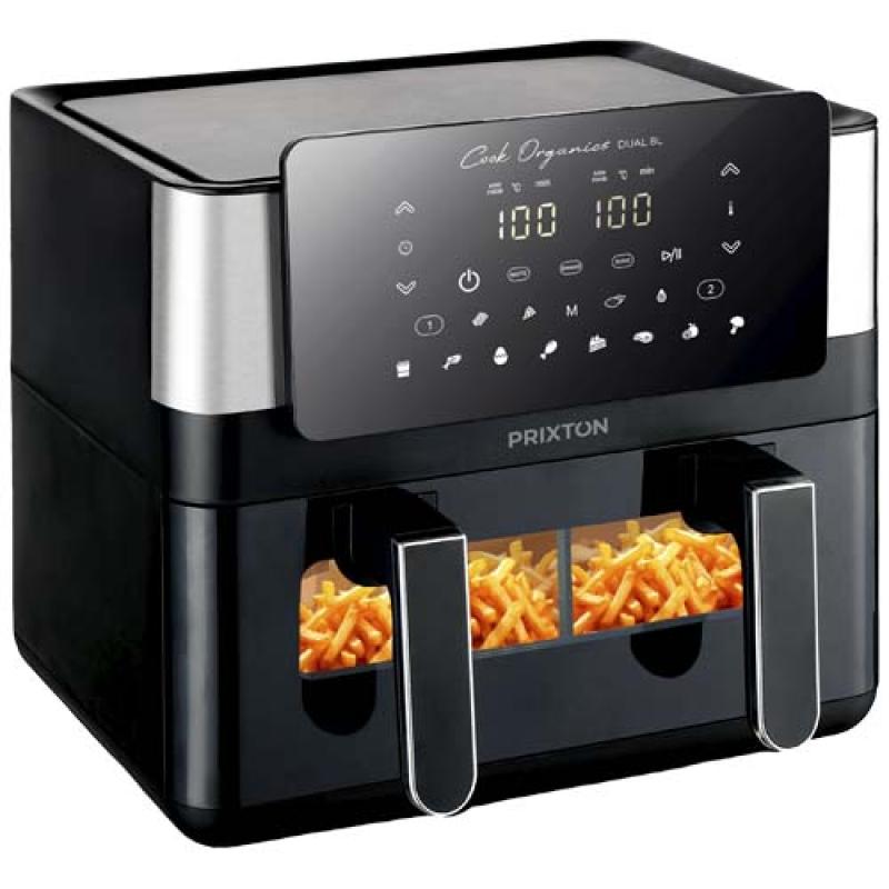 Freidora de aire dual de 8 l "Prixton Cook Organics"