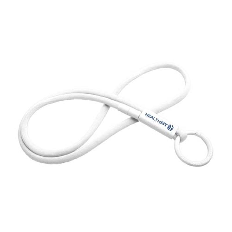 Lanyard con tubo de plástico reciclado "Tubyard"