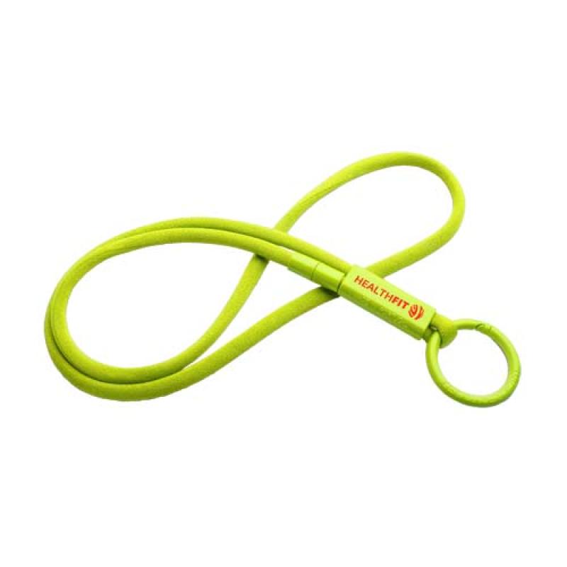 Lanyard con tubo de plástico reciclado "Tubyard"