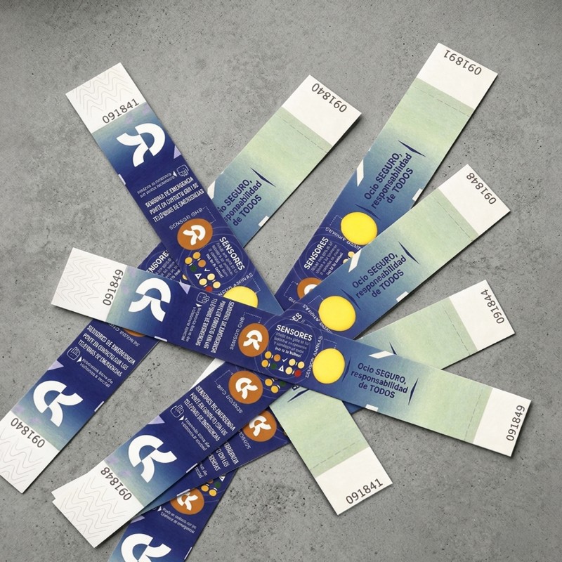 Pulseras de detección de Drogas de Sumisión Química