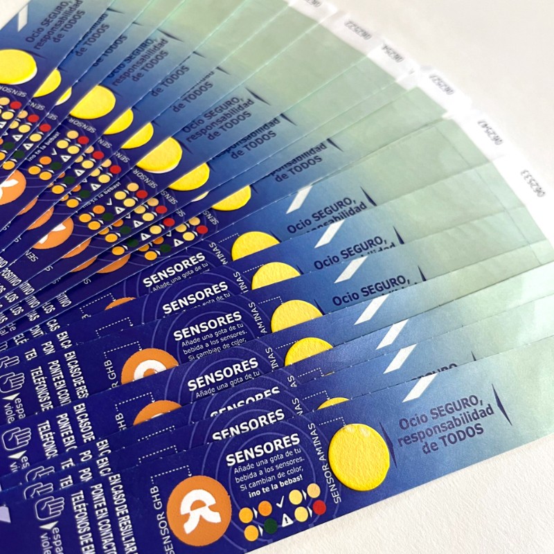 Pulseras de detección de Drogas de Sumisión Química