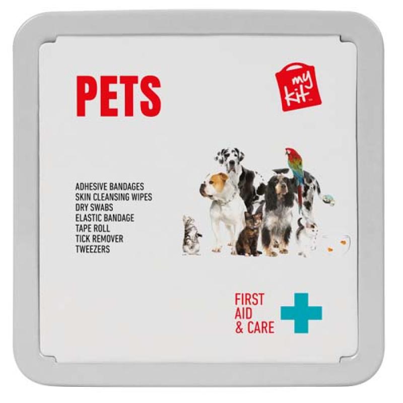 Botiquín de primeros auxilios para mascotas en caja metálica "MyKit"