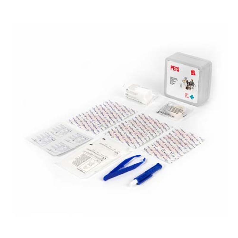 Botiquín de primeros auxilios para mascotas en caja metálica "MyKit"