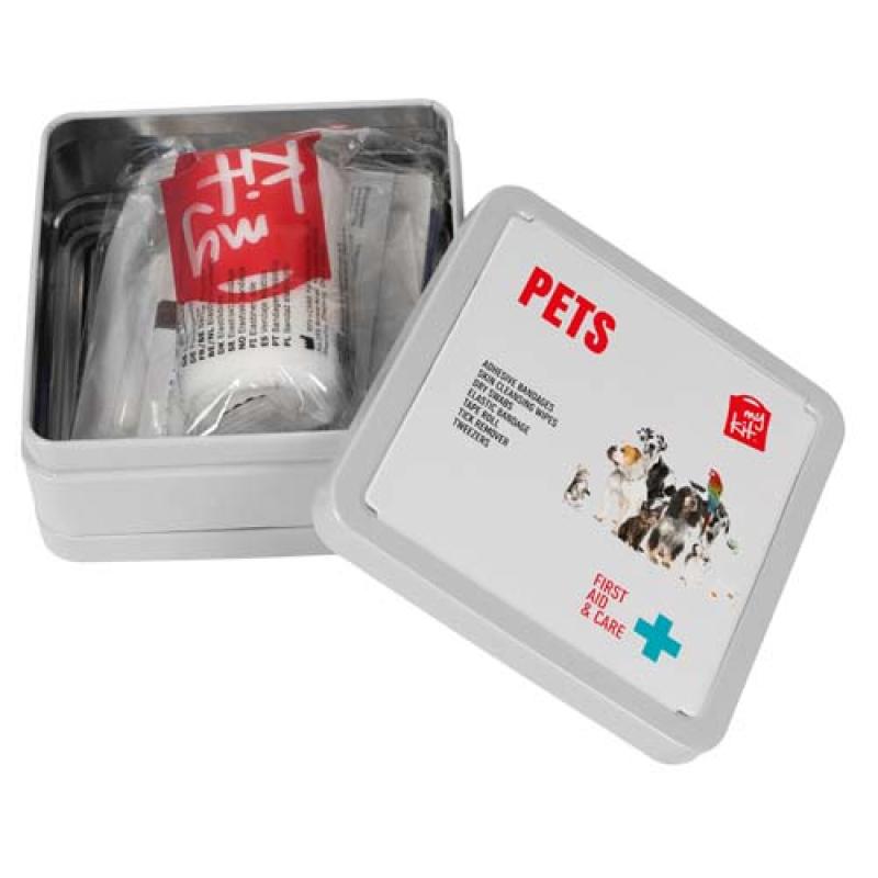 Botiquín de primeros auxilios para mascotas en caja metálica "MyKit"