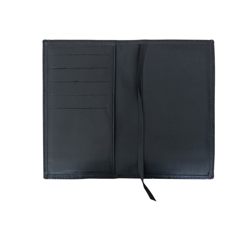 E04-Bolsillo Wire'o Piel Izaro 2307-Negro