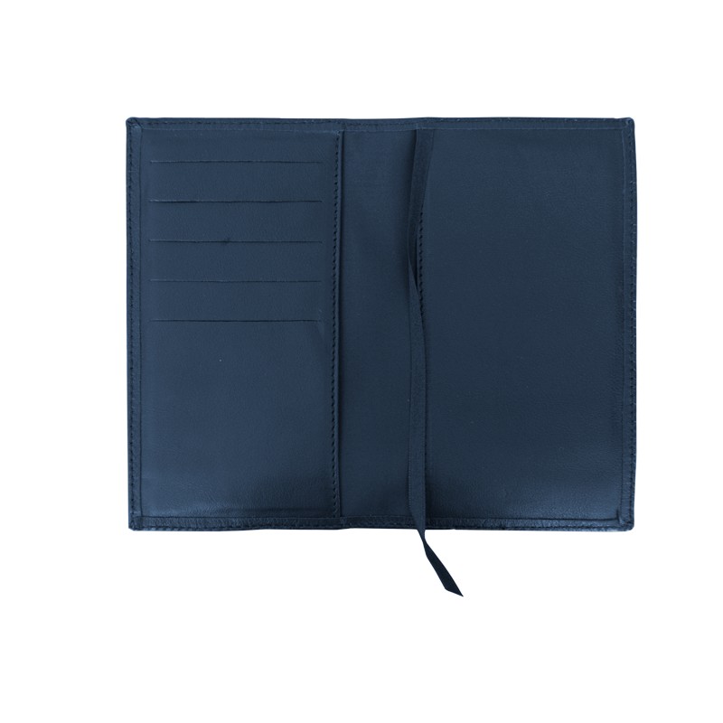 E04-Bolsillo Wire'o Piel Izaro 2406-Azul