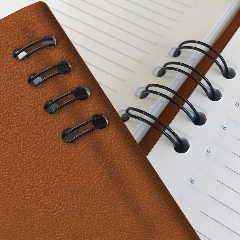 D33-Agenda Dia Wire'o C7-Edolo A77-Marron
