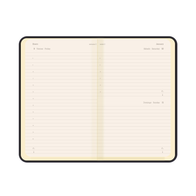 Q84-Agenda Día Ivory - Página Día
