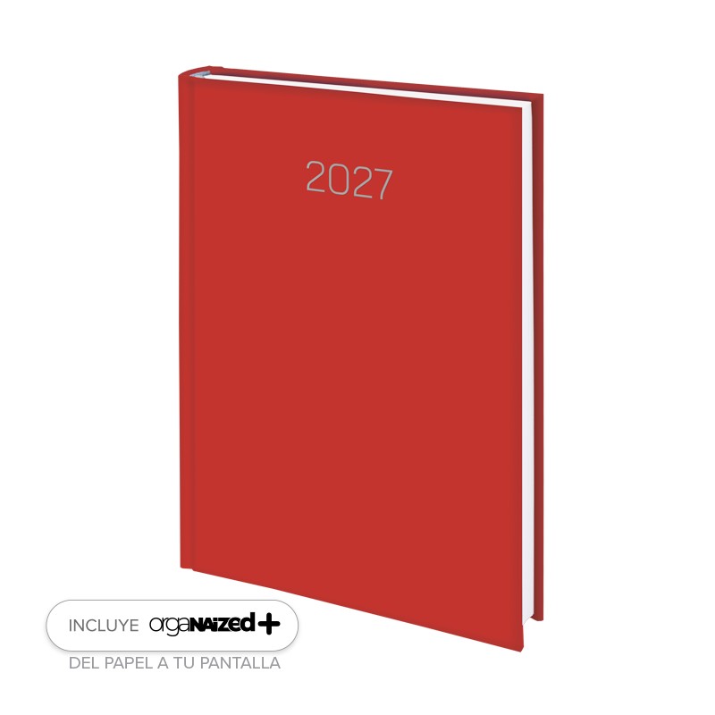 D07-Dietario Base 58-Premium C20-Rojo