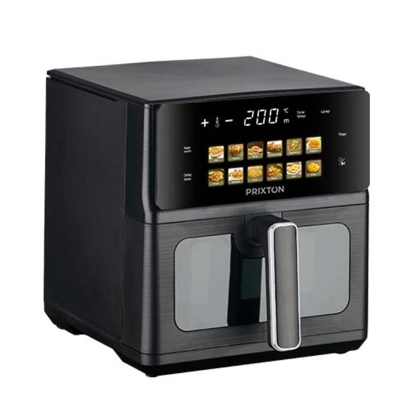 Freidora de aire de doble calentamiento Prixton Cook Organics 6L