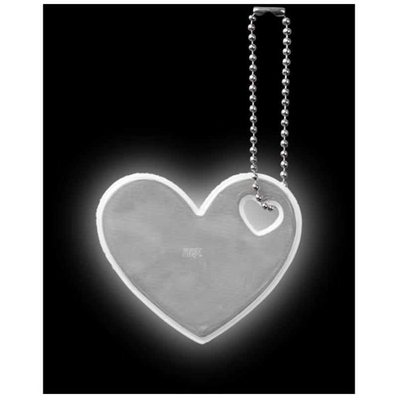 Colgante de corazón de PVC reflectante H-12 RFX™