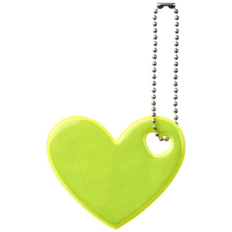 Colgante de corazón de PVC reflectante H-12 RFX™