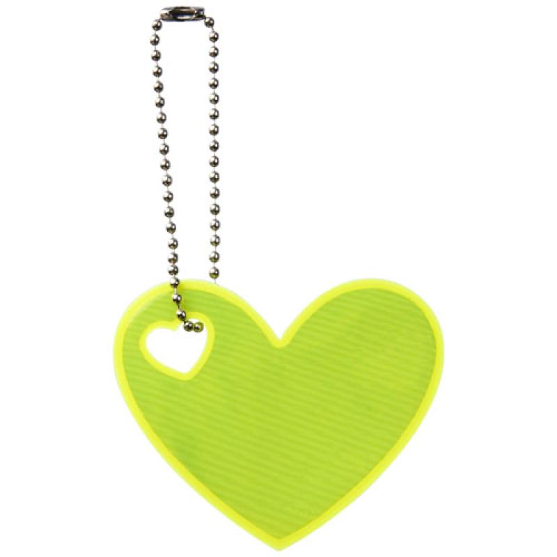 Colgante de corazón de PVC reflectante H-12 RFX™