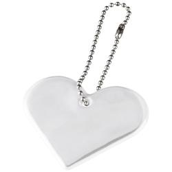 Colgante de corazón de PVC reflectante H-16 RFX™