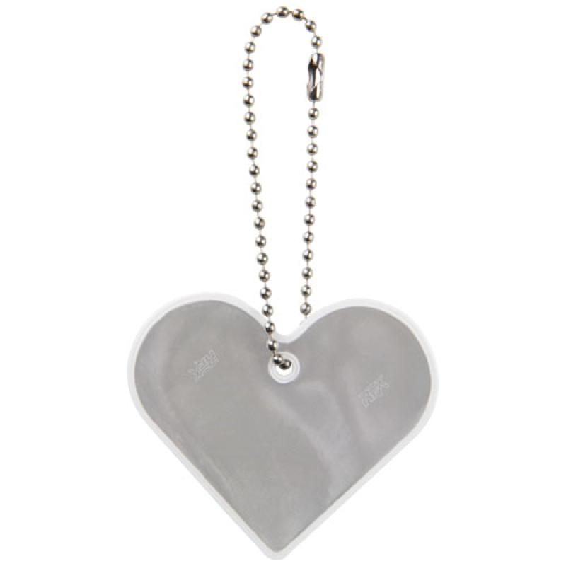 Colgante de corazón de PVC reflectante H-16 RFX™