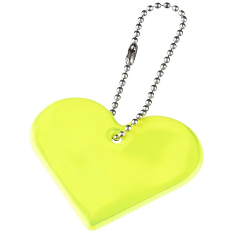 Colgante de corazón de PVC reflectante H-16 RFX™