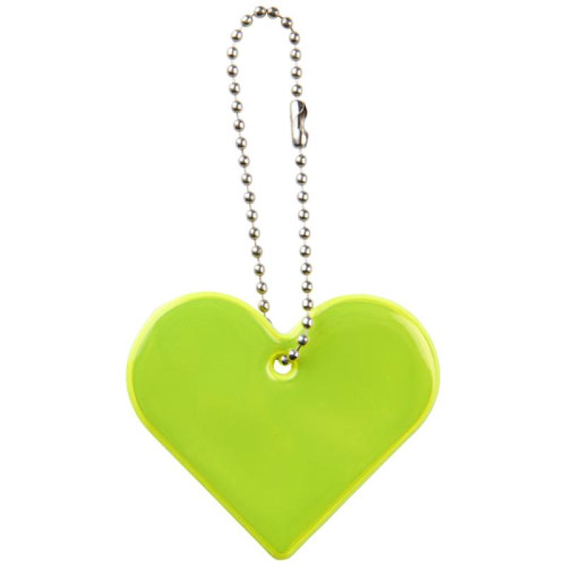 Colgante de corazón de PVC reflectante H-16 RFX™