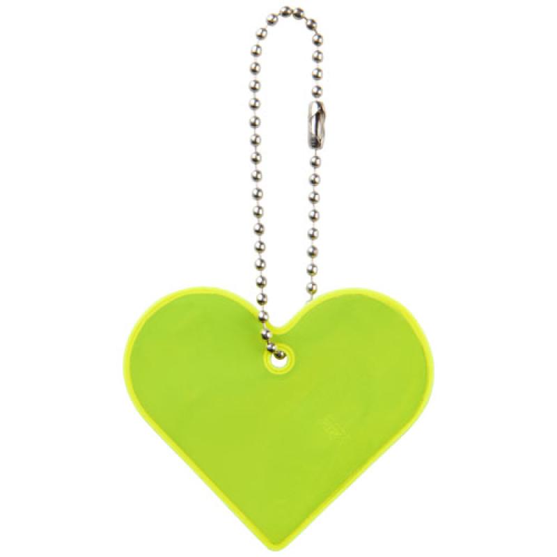Colgante de corazón de PVC reflectante H-16 RFX™