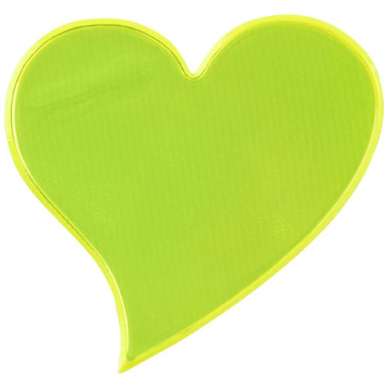 Pegatina de corazón grande de PVC reflectante S-12 RFX™