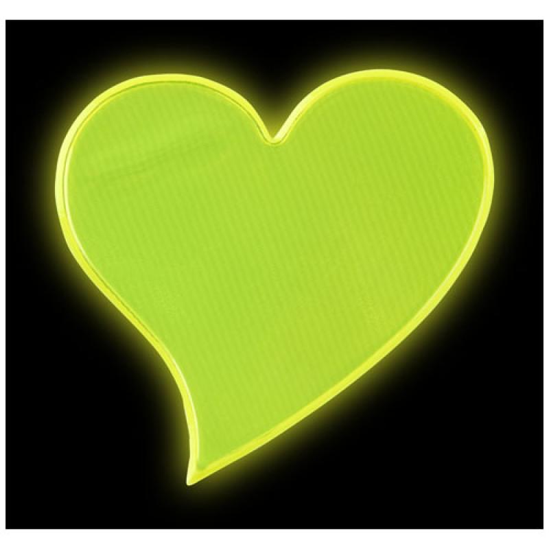 Pegatina de corazón grande de PVC reflectante S-12 RFX™