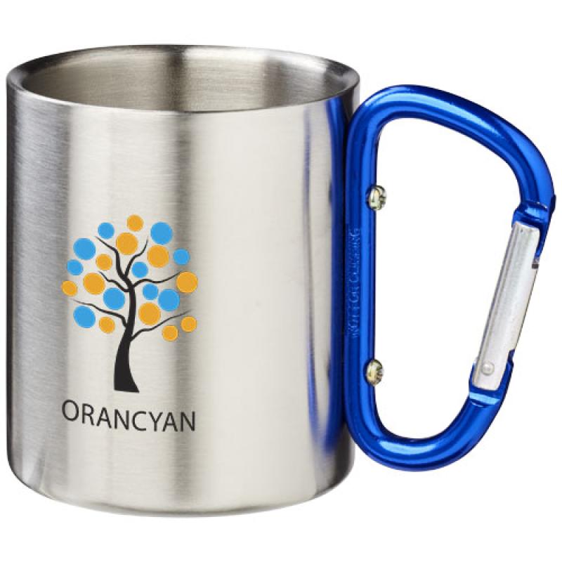 Taza isotérmica de 200 ml con mosquetón Alps