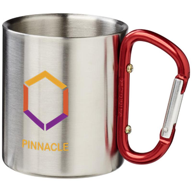 Taza isotérmica de 200 ml con mosquetón Alps