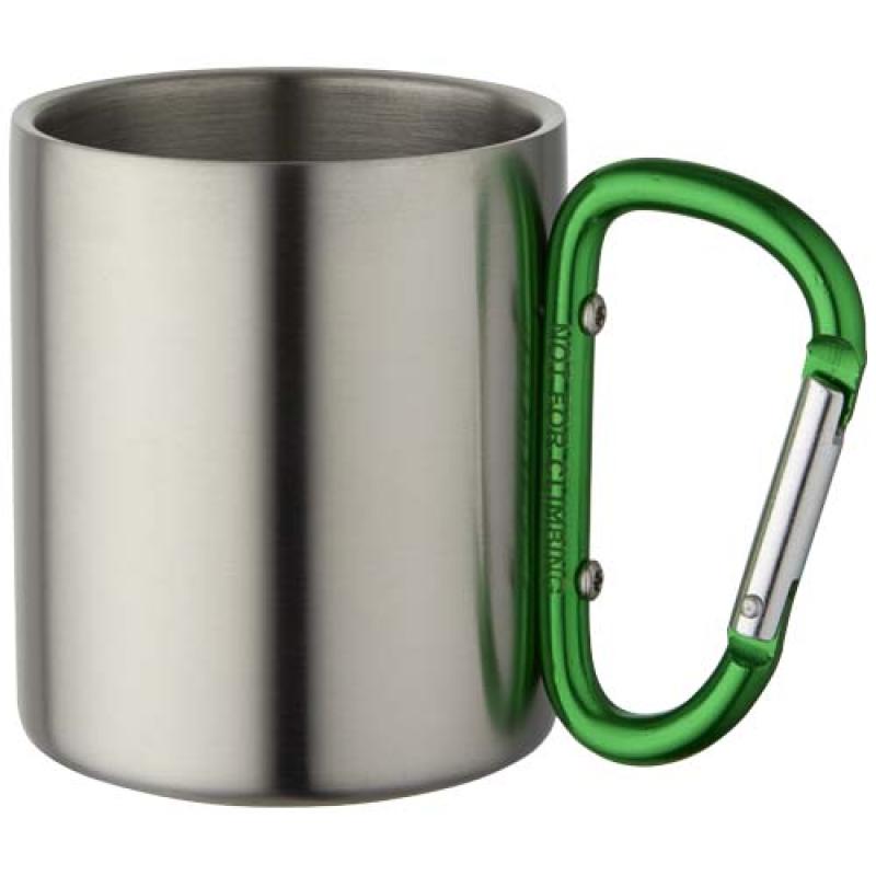 Taza isotérmica de 200 ml con mosquetón Alps