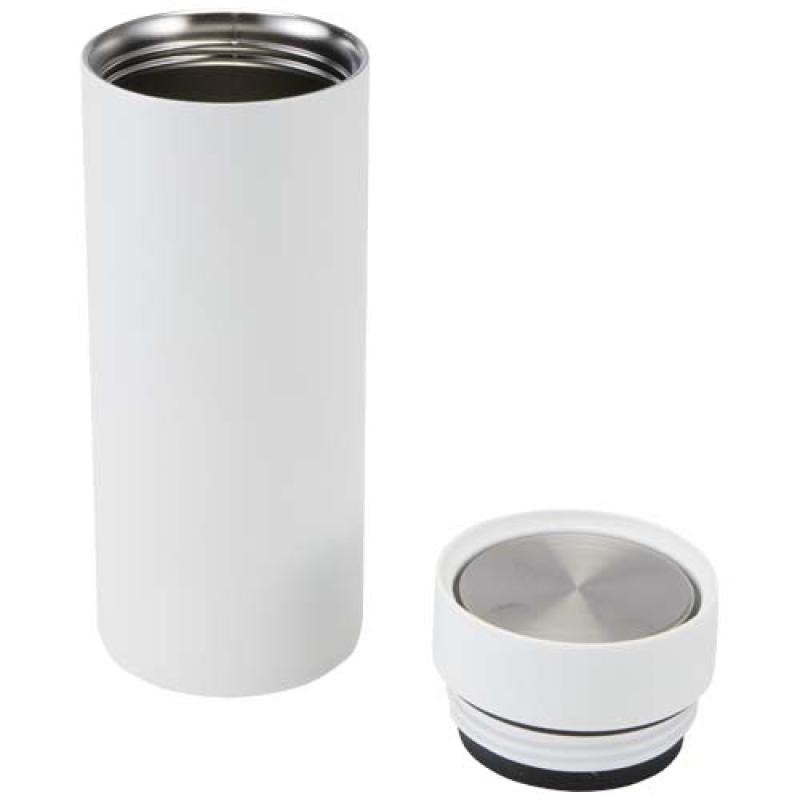 Botella de 650 ml de acero inoxidable reciclado con certificado RCS de doble pared con 3 tapas Iluminate