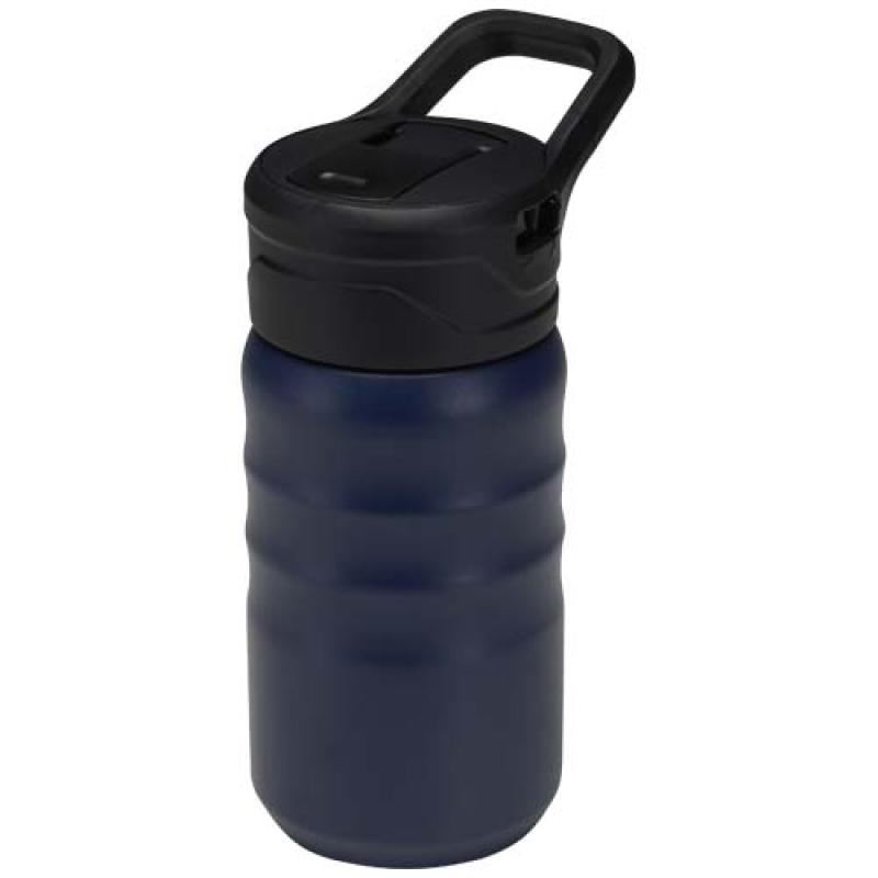 Botella deportiva Knox de 350 ml de acero inoxidable de doble pared reciclado RCS con pajita abatible