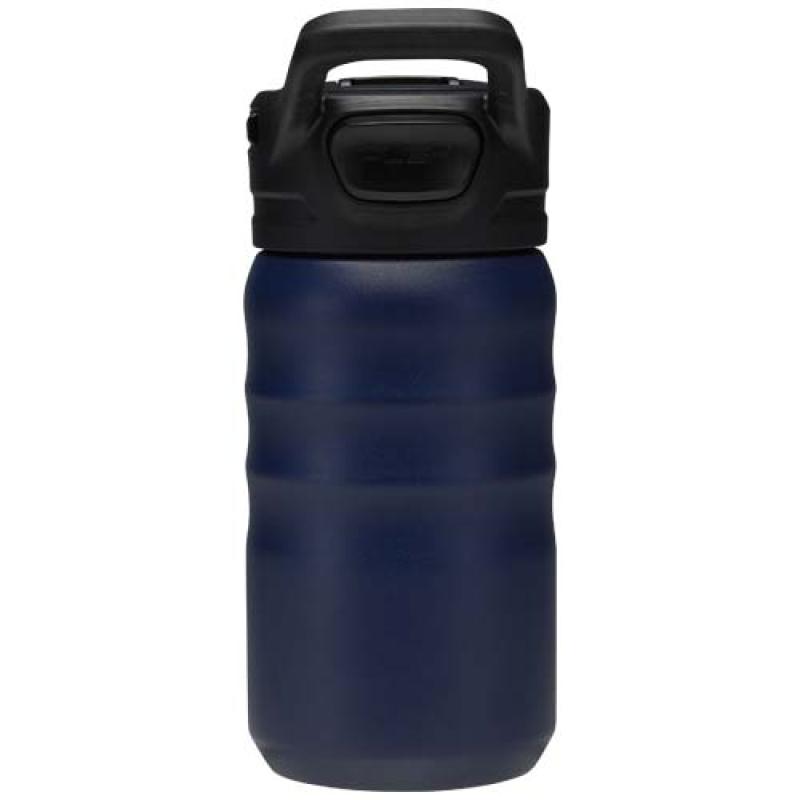 Botella deportiva Knox de 350 ml de acero inoxidable de doble pared reciclado RCS con pajita abatible